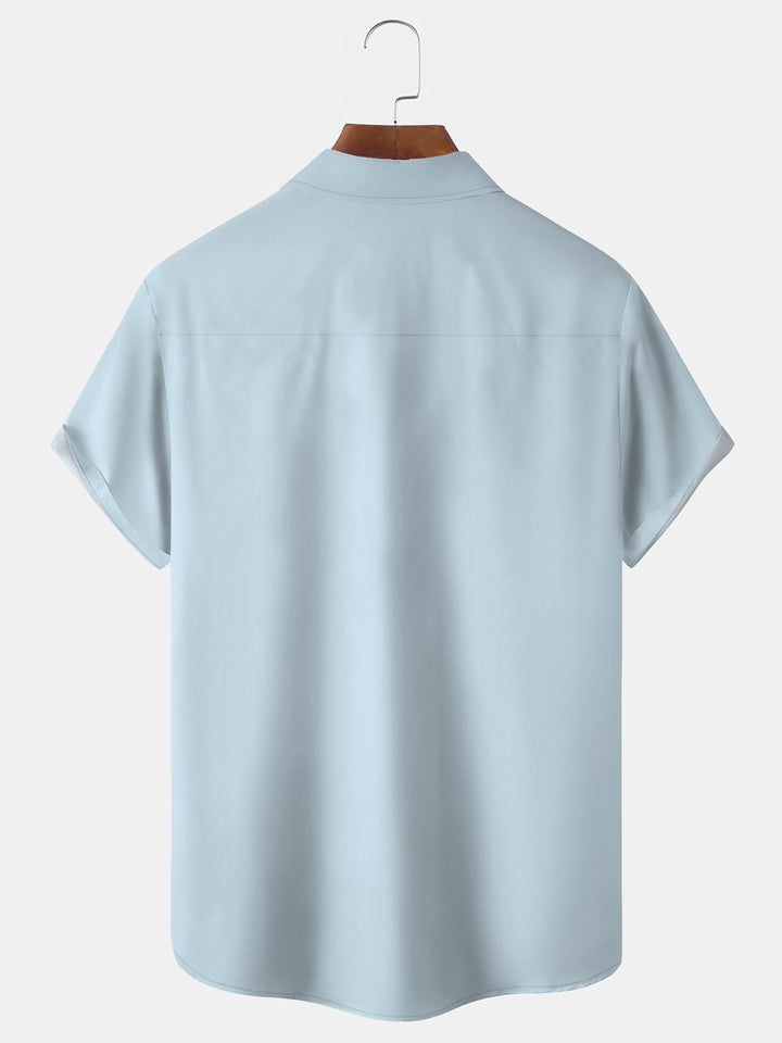 Alohadaddy Vintage Bowling Print Beach Men&
