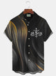 Alohadaddy Gradient Jesus Print Men's Button Pocket Shirt