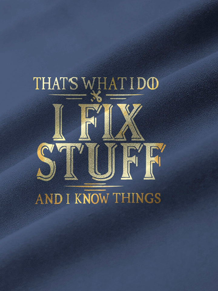 Alohadaddy Vintage I Fix Stuff Print Men&