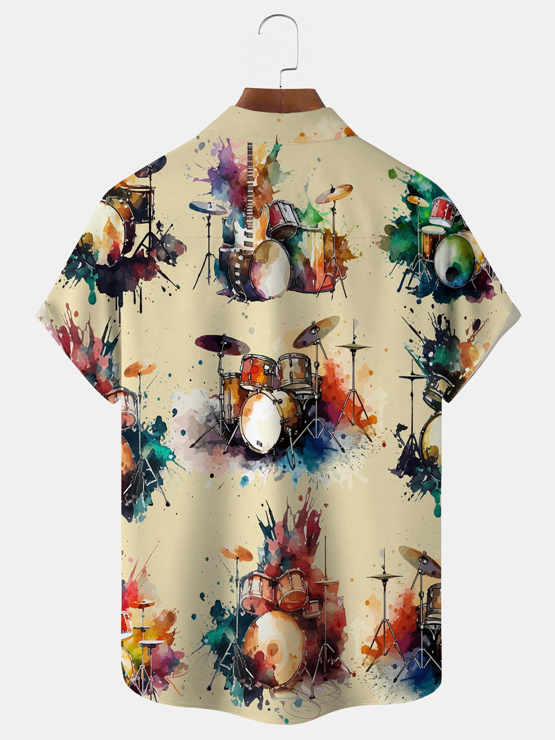Alohadaddy Watercolor Drum Kit Print Beach Men&