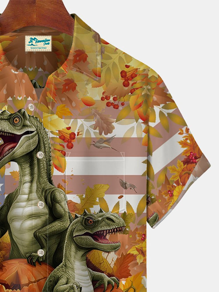 Alohadaddy Halloween Pumpkin Dinosaur Men&
