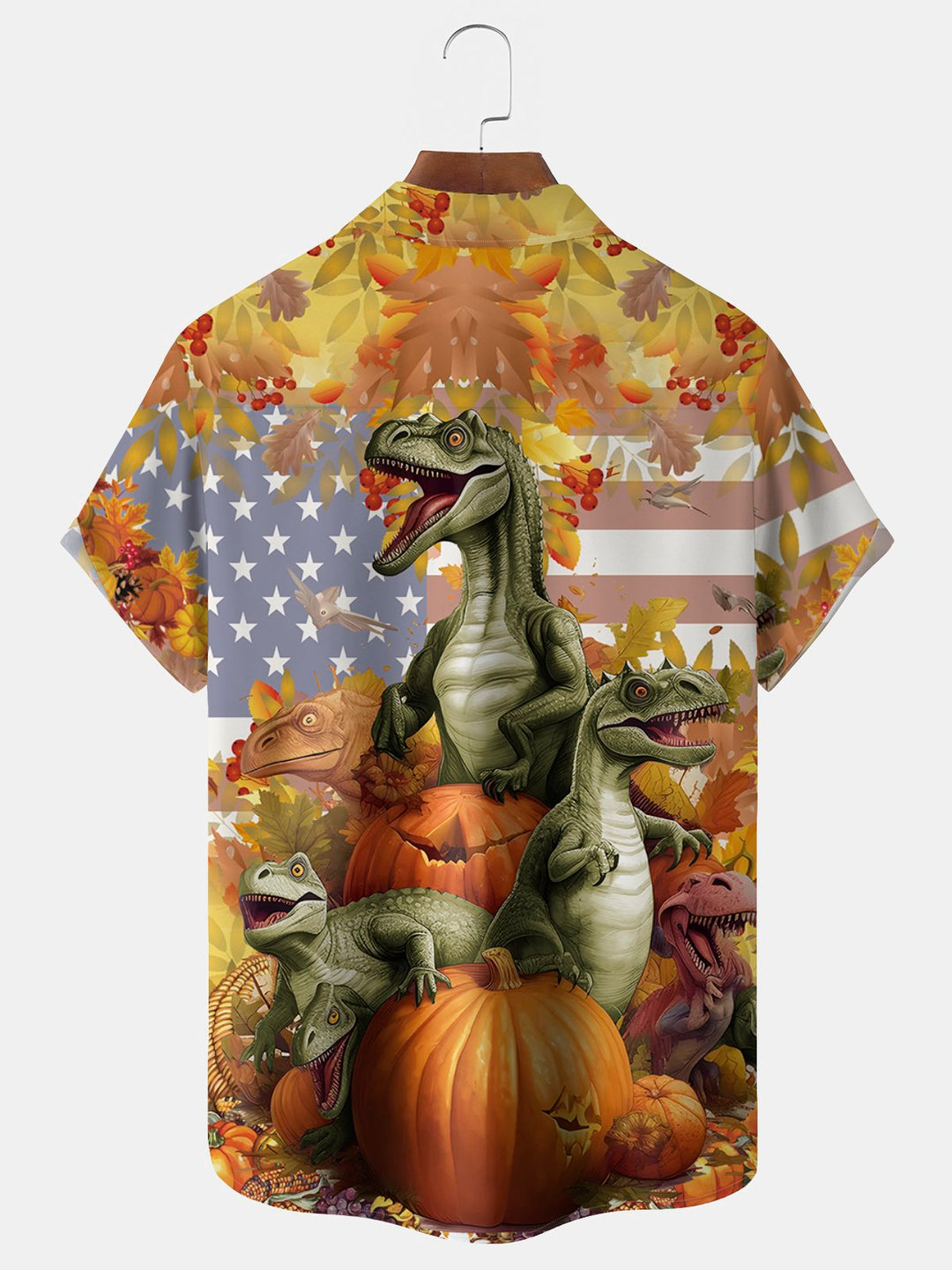Alohadaddy Halloween Pumpkin Dinosaur Men&