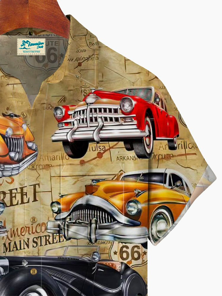 Alohadaddy Classic Cars In The City Print  Men&