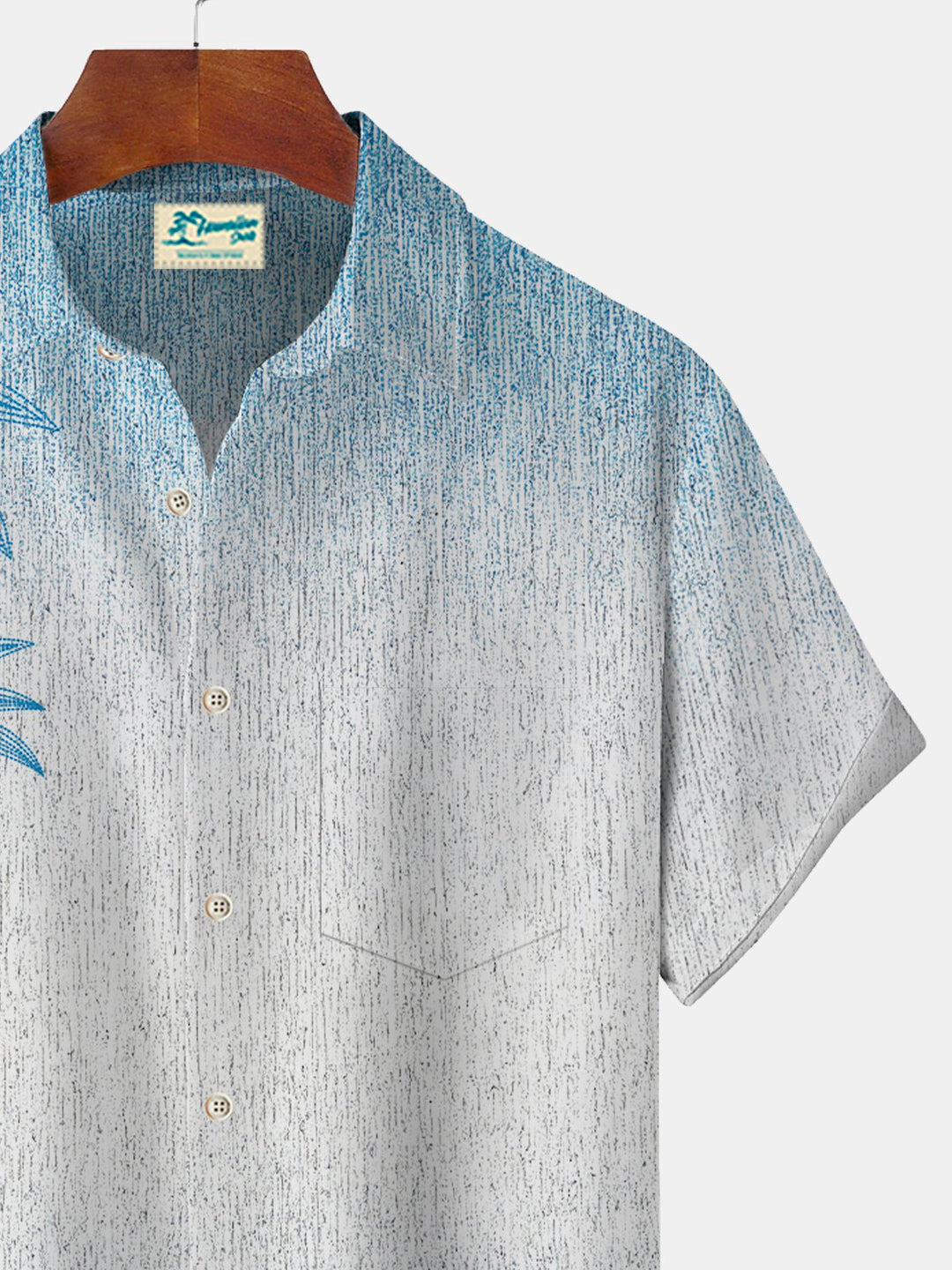 Alohadaddy Coconut Tree Print Beach Men&