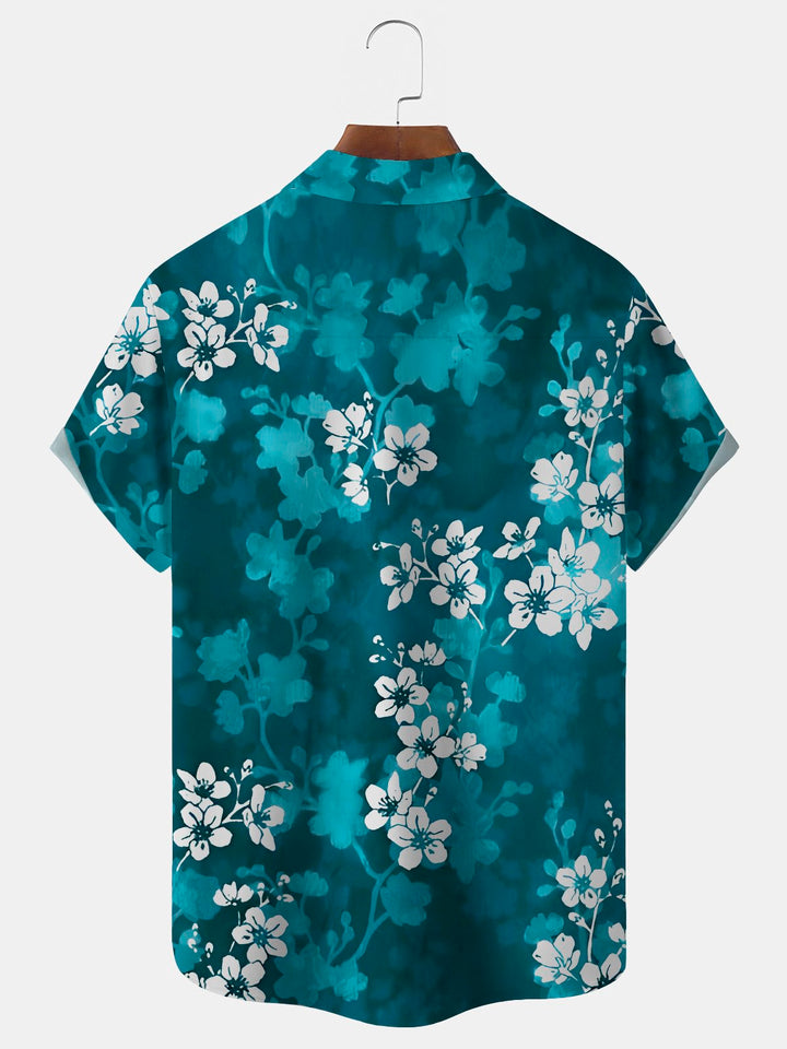 Alohadaddy Hawaiian Vintage Floral Print Men&