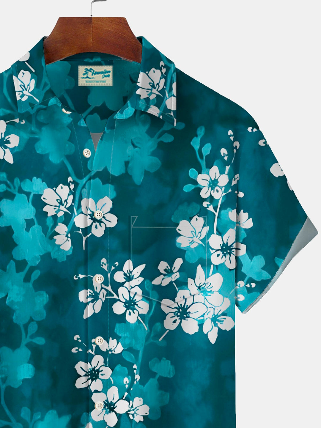 Alohadaddy Hawaiian Vintage Floral Print Men&