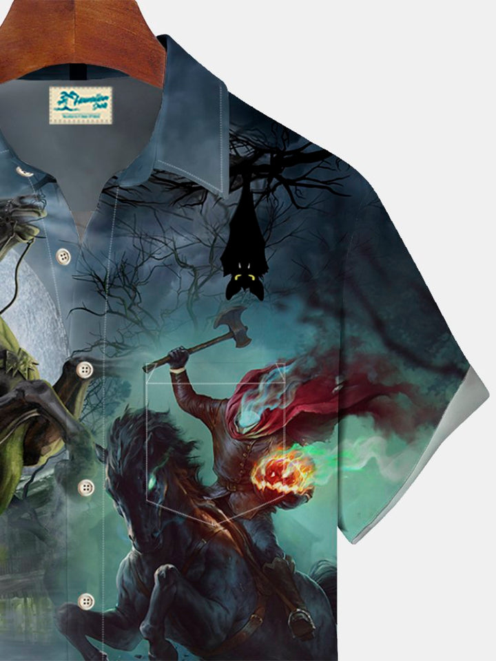 Alohadaddy Headless Horseman Halloween Print Men&