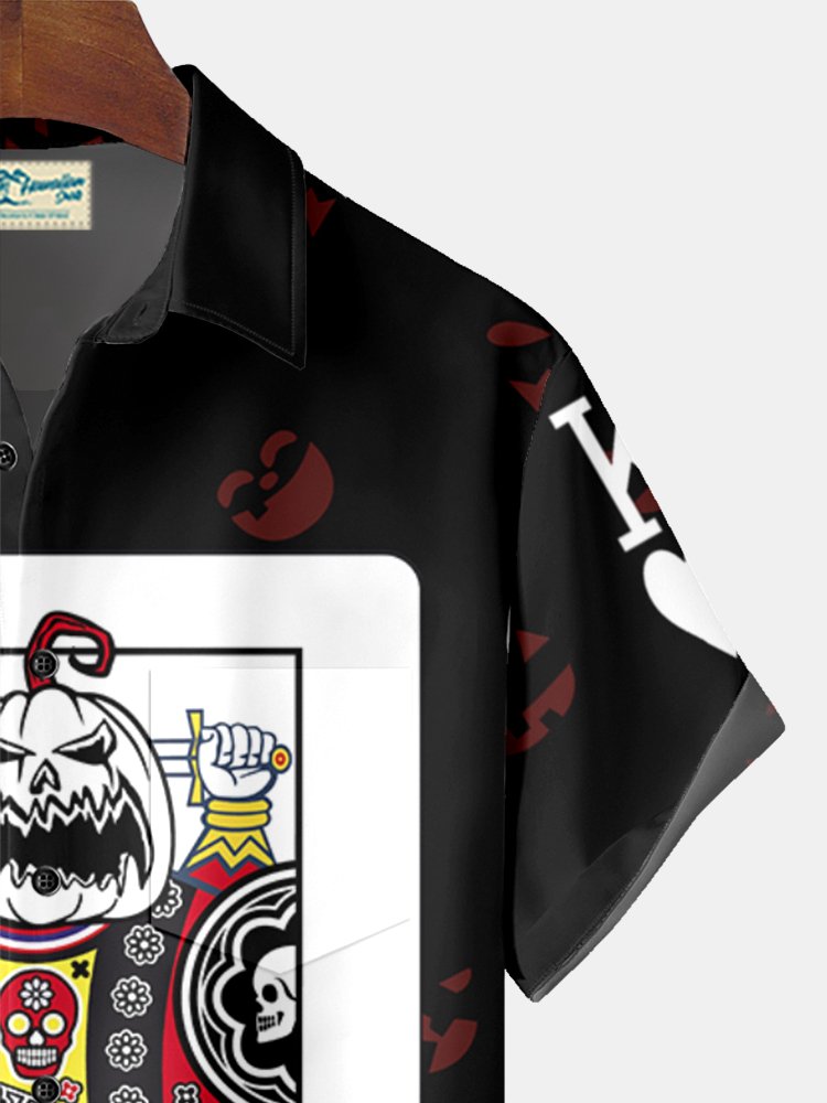 Alohadaddy Halloween Pumpkin King Card Men&