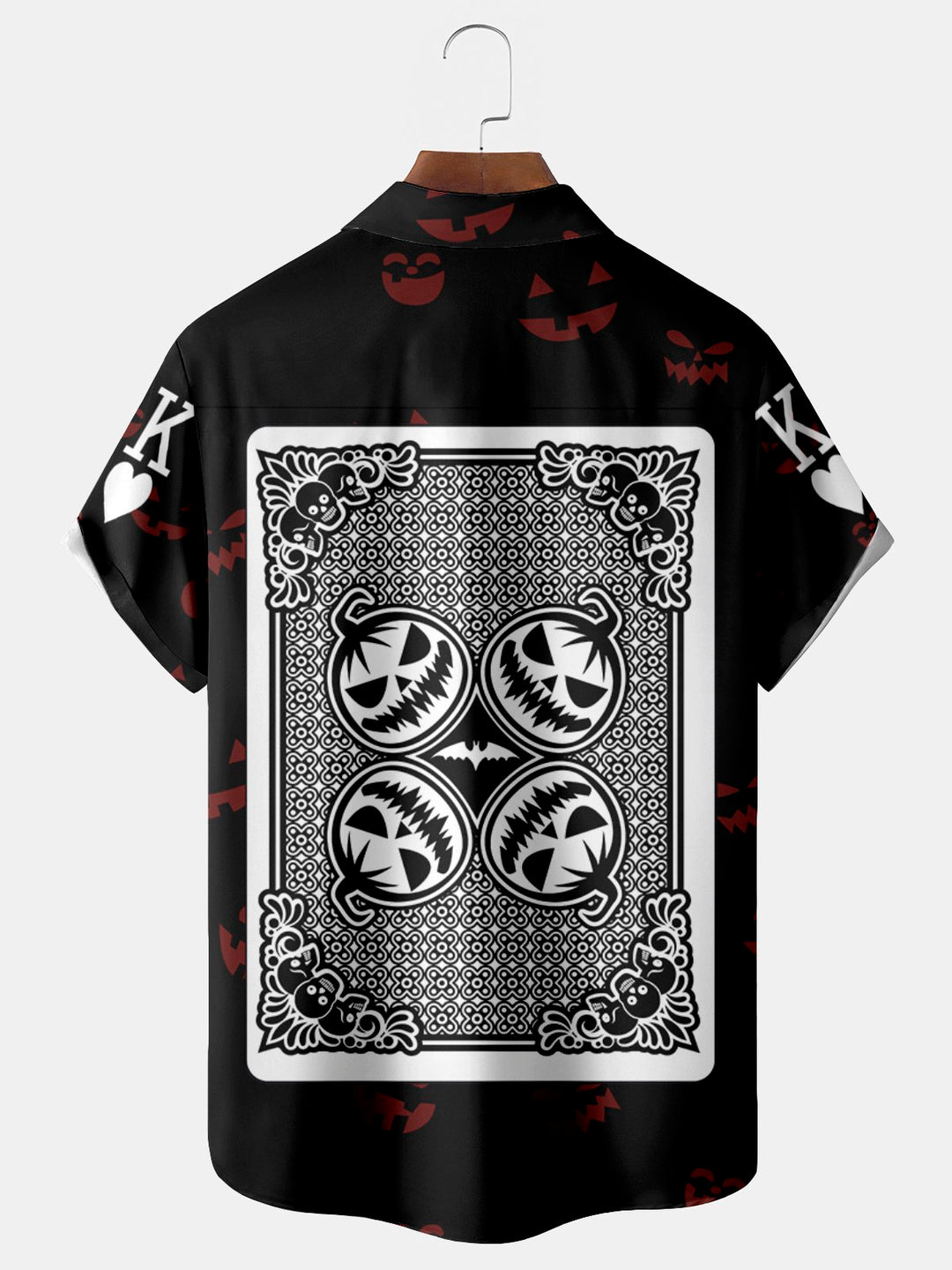 Alohadaddy Halloween Pumpkin King Card Men&