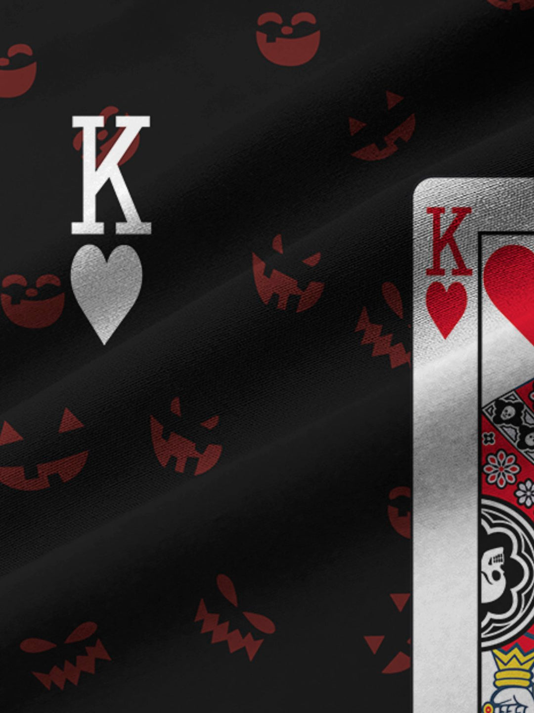 Alohadaddy Halloween Pumpkin King Card Men&