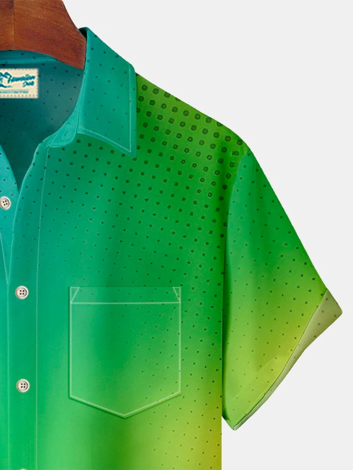 Alohadaddy Gradient Polka Dot Frog Print Men&