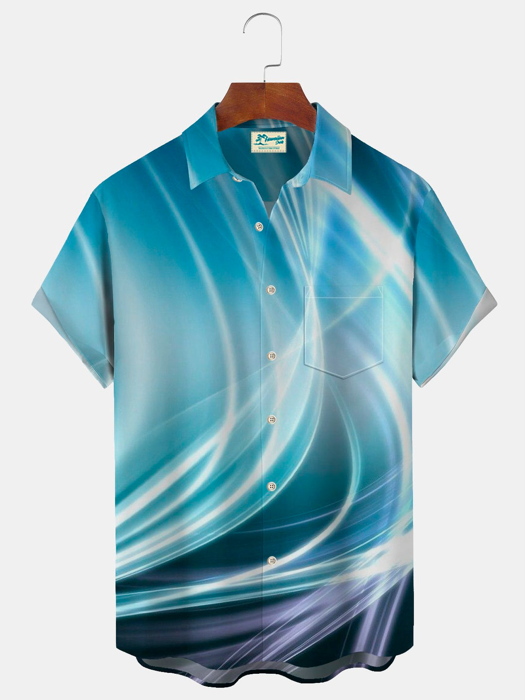 Alohadaddy Art Aurora Ombre Print Beach Men&