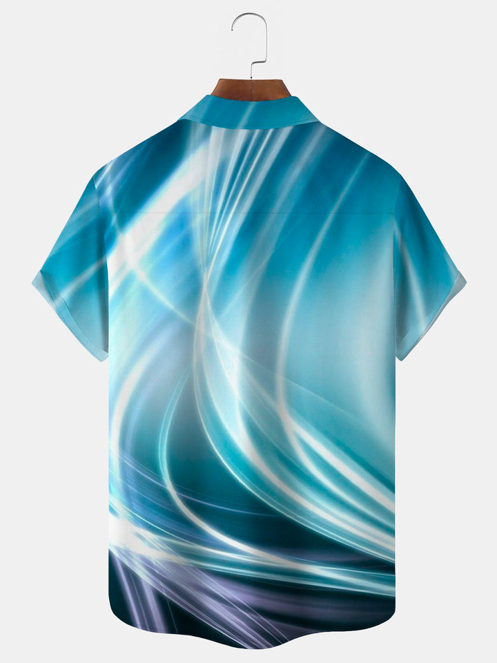 Alohadaddy Art Aurora Ombre Print Beach Men&