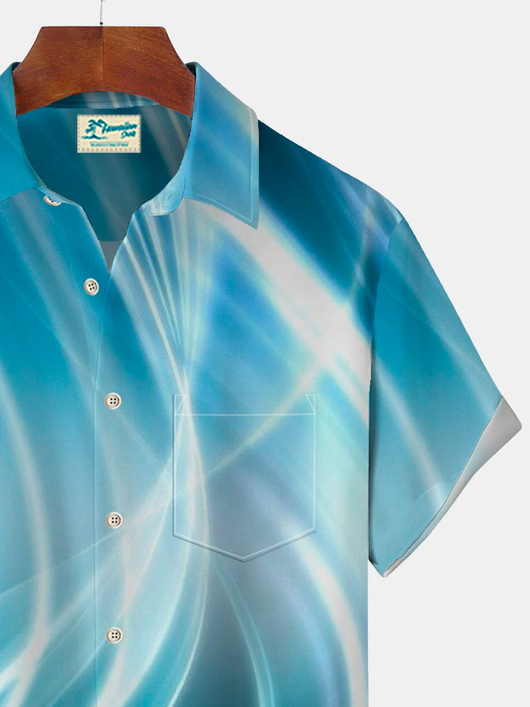 Alohadaddy Art Aurora Ombre Print Beach Men&