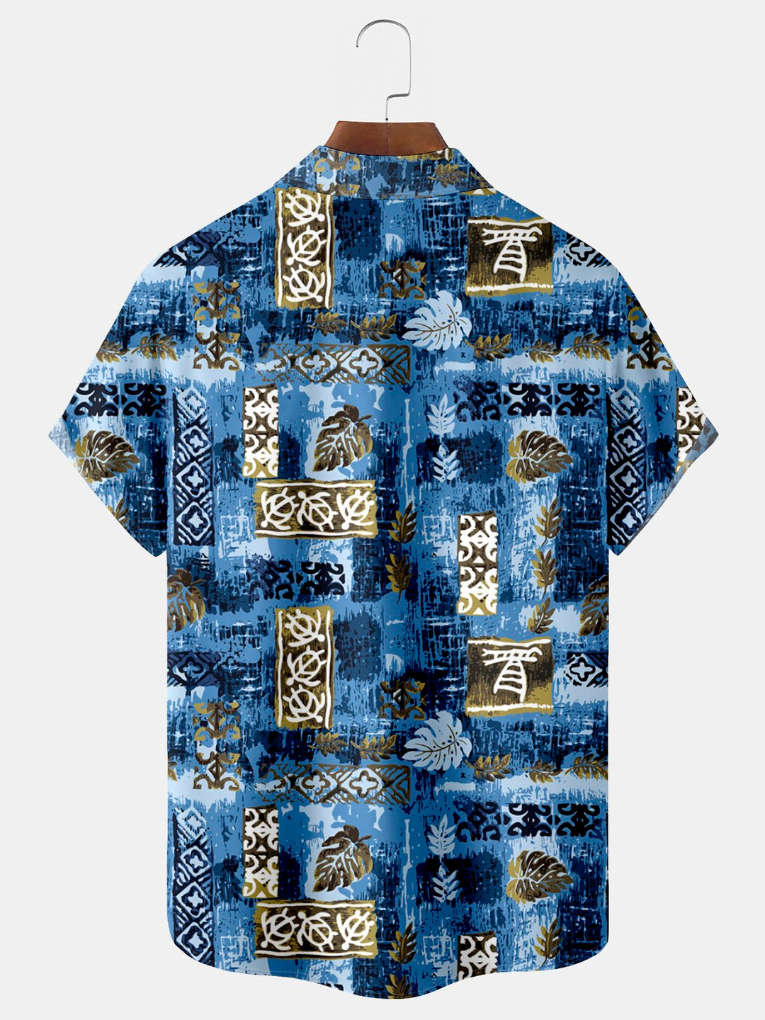 Alohadaddy Plant Texture Print Beach Men&