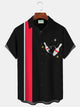 Alohadaddy Retro Bowling Printed Men's Button Pocket Shirt