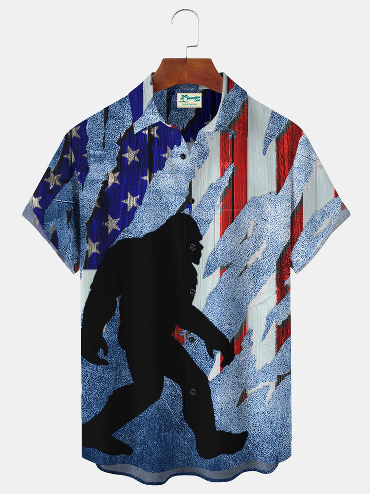 Alohadaddy Holiday National Flag Printed Men&