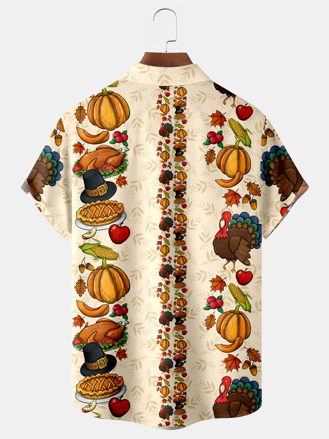 Alohadaddy Thanksgiving Turkey Squash Print Beach Men&