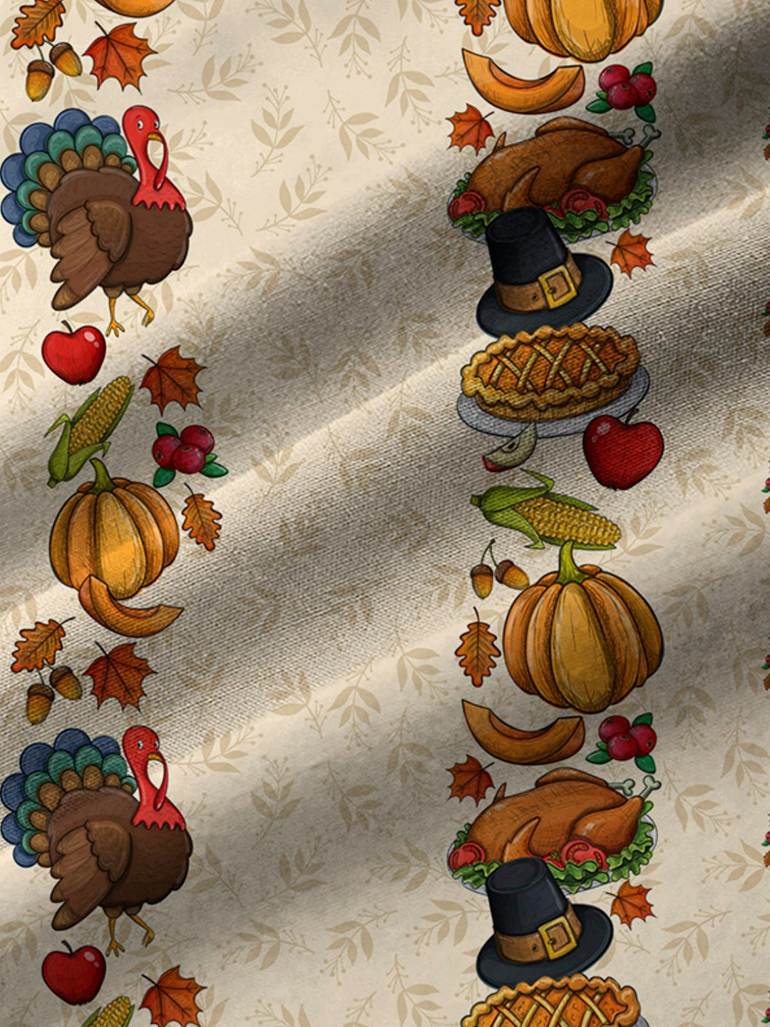 Alohadaddy Thanksgiving Turkey Squash Print Beach Men&