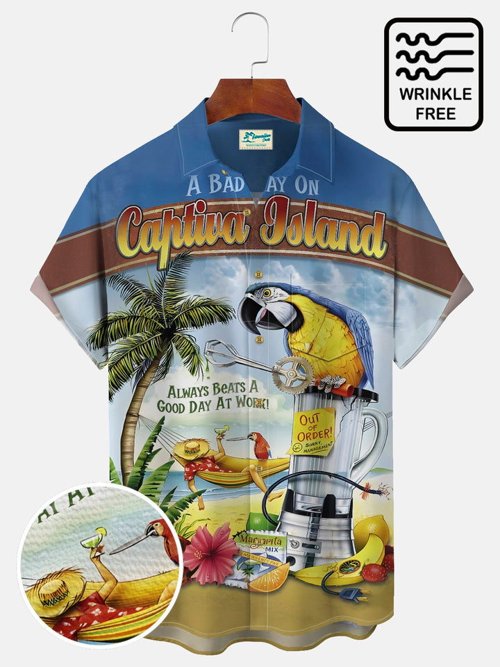 Alohadaddy Beach Vacation Blue Men&