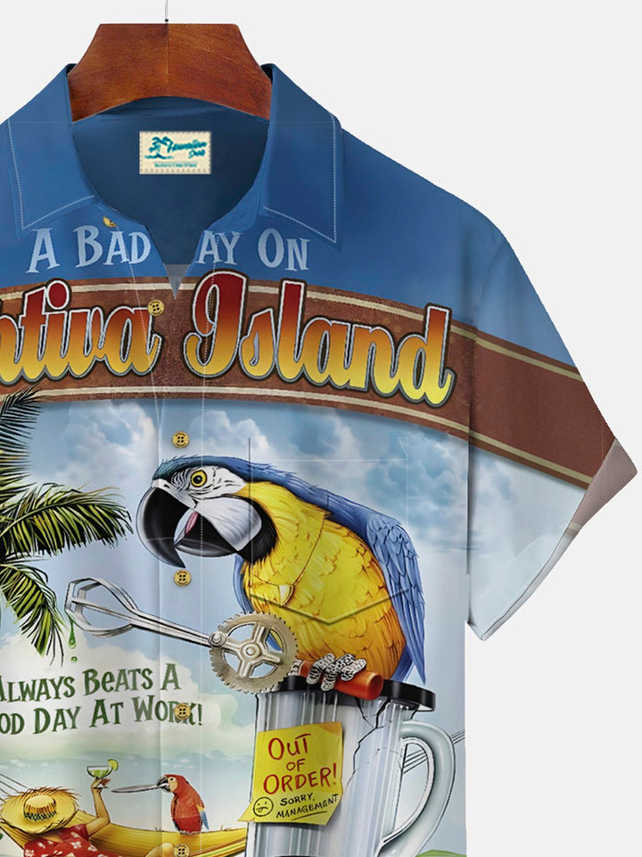 Alohadaddy Beach Vacation Blue Men&