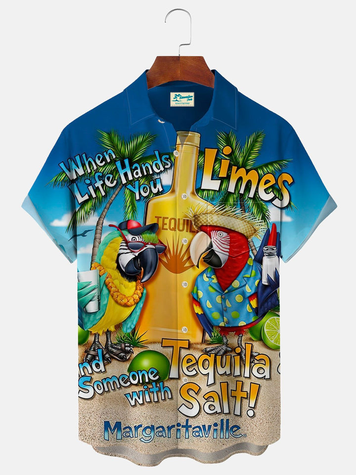 Alohadaddy Beach Vacation Blue Men&