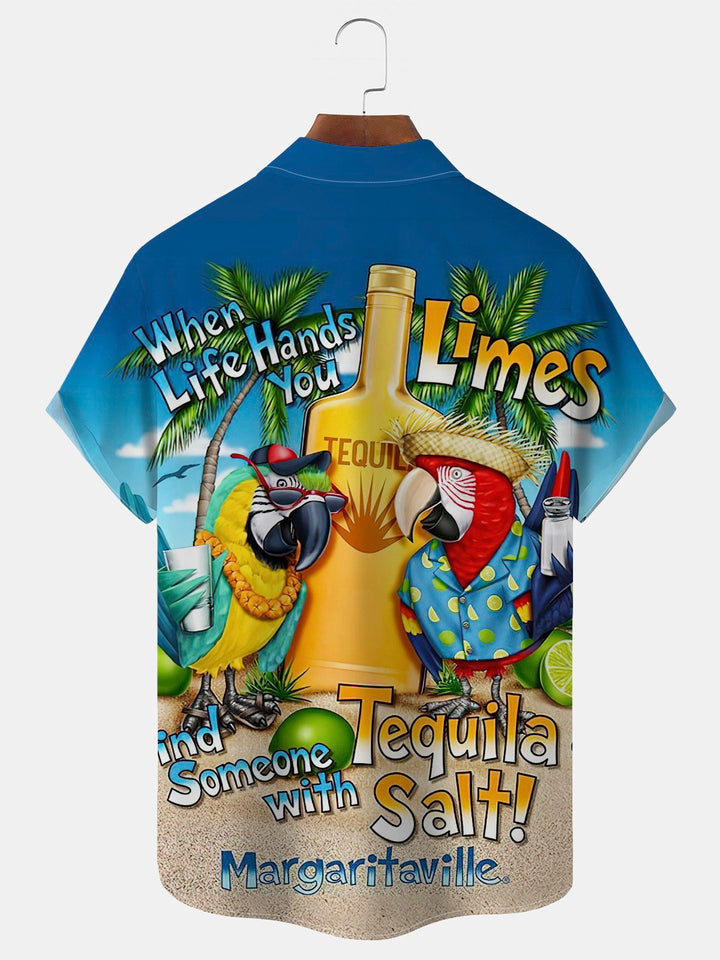 Alohadaddy Beach Vacation Blue Men&