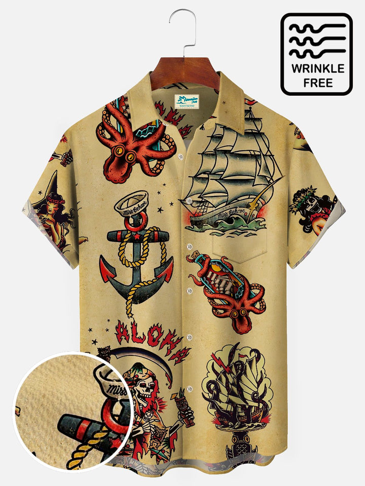 Alohadaddy Vintage Nautical Khaki Men&
