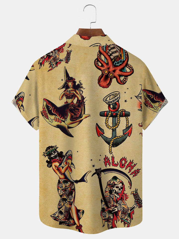 Alohadaddy Vintage Nautical Khaki Men&