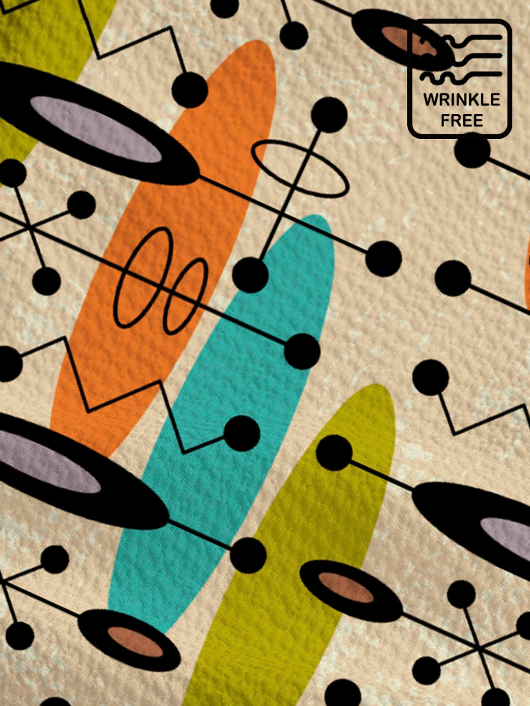 Alohadaddy Vintage Mid-Century Geometric Khaki Men&