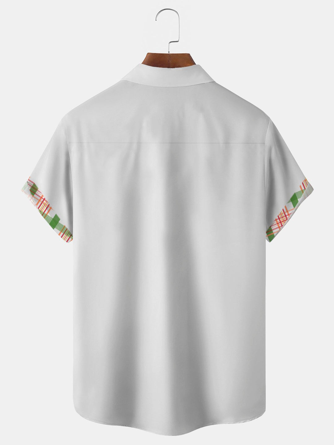 Chemise hawaïenne boutonnée à manches courtes et revers pour homme Alohadaddy Basics à imprimé écossais