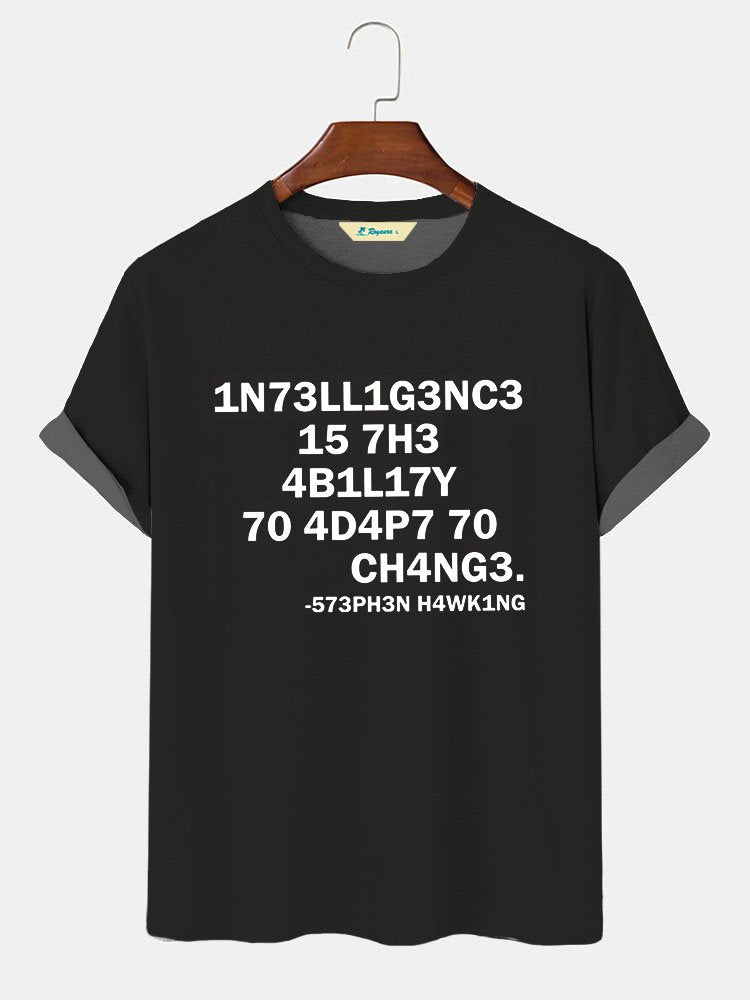 Alohadaddy Hynek Rajtr Inteligencia Camiseta Hombre