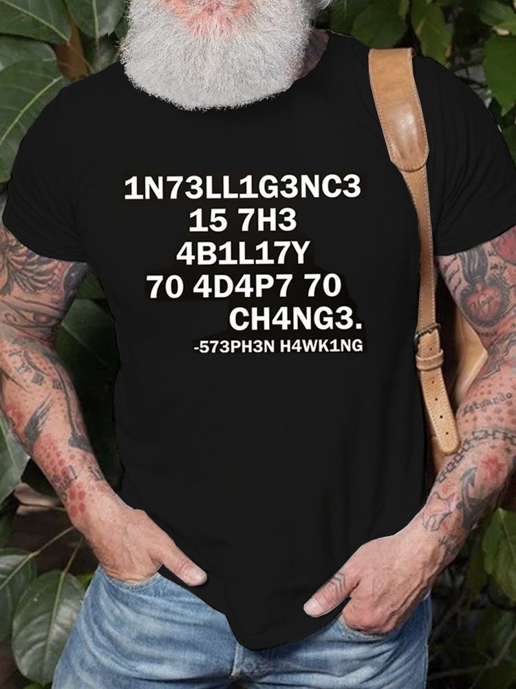 Alohadaddy Hynek Rajtr Inteligencia Camiseta Hombre