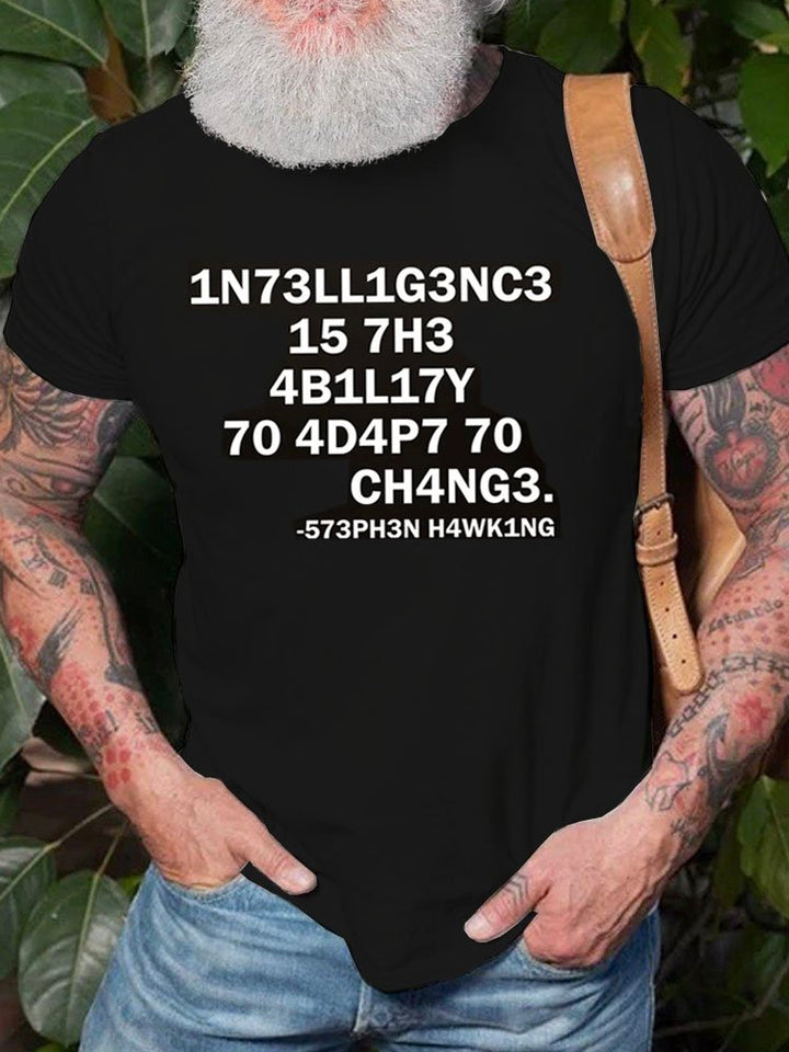 Alohadaddy Hynek Rajtr Inteligencia Camiseta Hombre