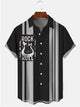 Alohadaddy Vintage Rock Bowling Casual Plus Size Shirts