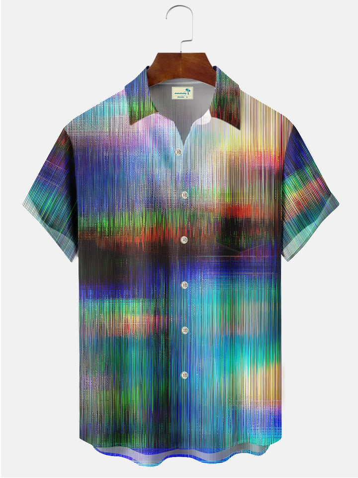 Alohadaddy Abstract Texture Printed Casual Plus Size Shirts