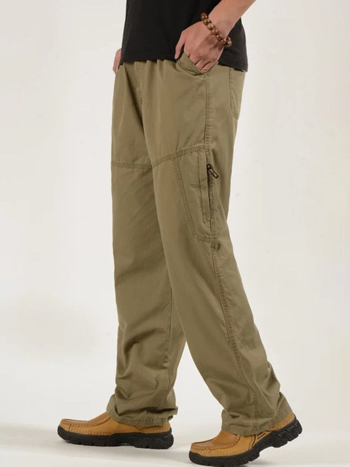 Pantalon décontracté ample à poches multiples pour homme Alohadaddy