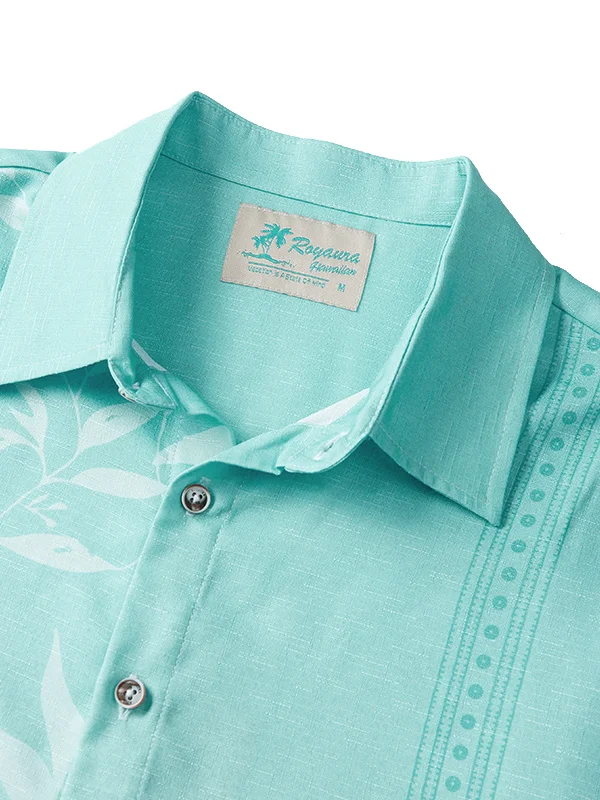 Alohadaddy Hawaiian Ombre Floral Print Men&