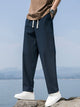 Alohadaddy Linen Casual Pants Men's Loose Breathable Big&Tall Trousers