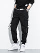 Men's casual multi-pocket loose large-size sports beamed feet cropped overalls trousers