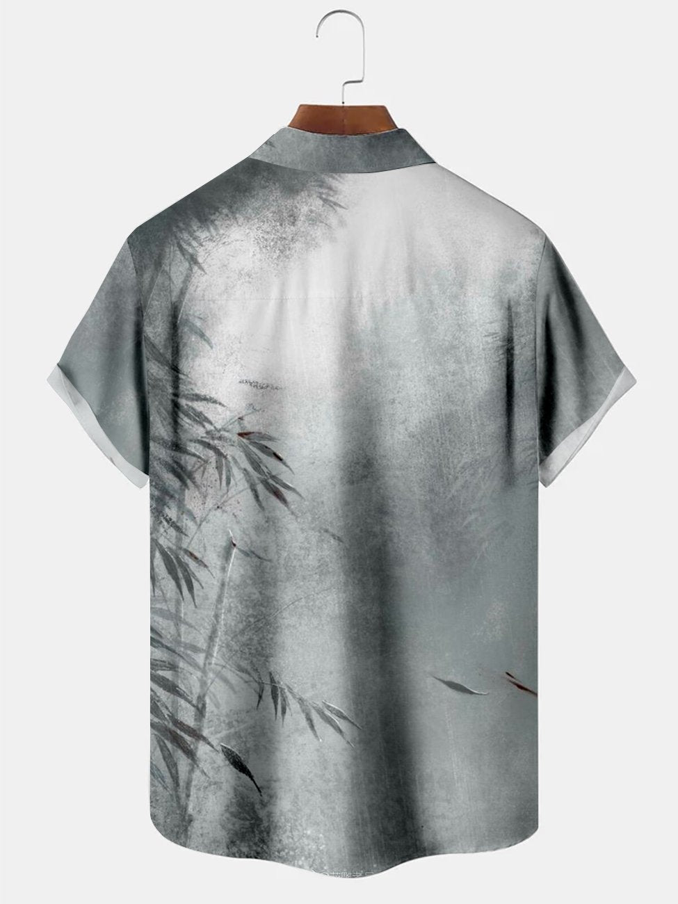 Alohadaddy Sliver Vintage Bamboo Printed Casual Plus Size Shirts
