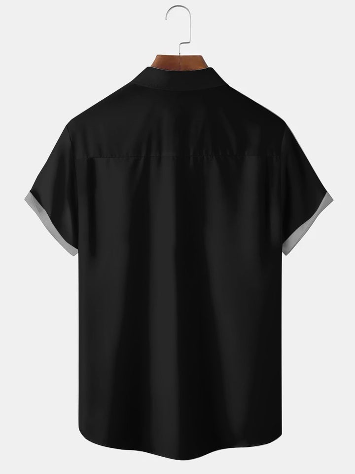 Camisas informales de talla grande con estampado de calabaza de Halloween de Alohadaddy