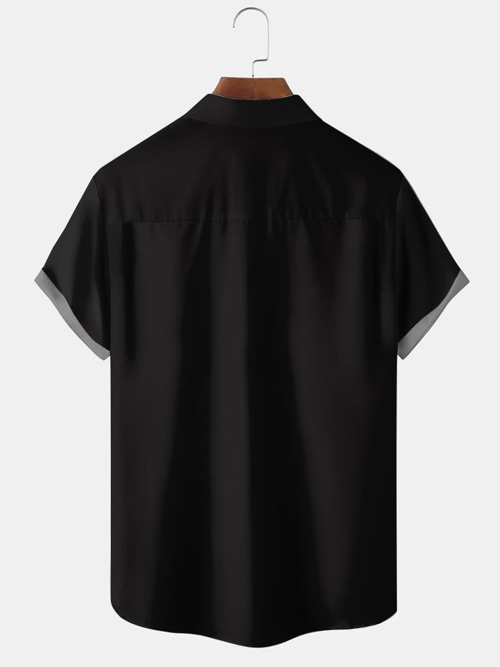 Camisas informales de bolos con estampado de notas musicales de Alohadaddy en tallas grandes