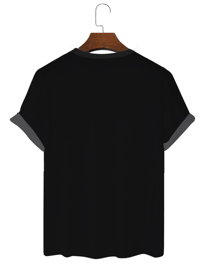 Camisetas casuales de manga corta con estampado de música rock de Alohadaddy