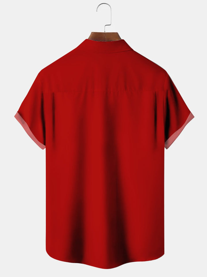 Alohadaddy Rock Guitar Printed Casual Plus Size Shirts