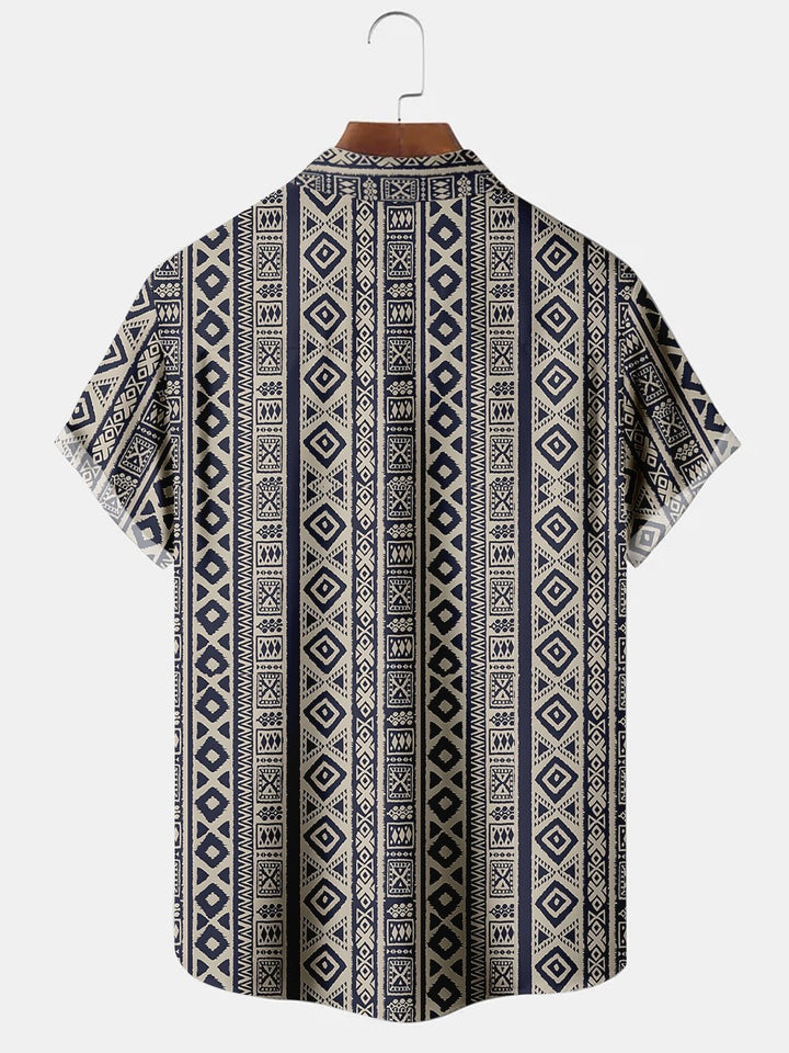 Alohadaddy Tribla Printed Casual Plus Size Shirts