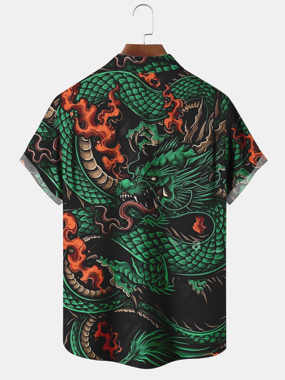 Chemises décontractées à imprimé dragon Alohadaddy grande taille