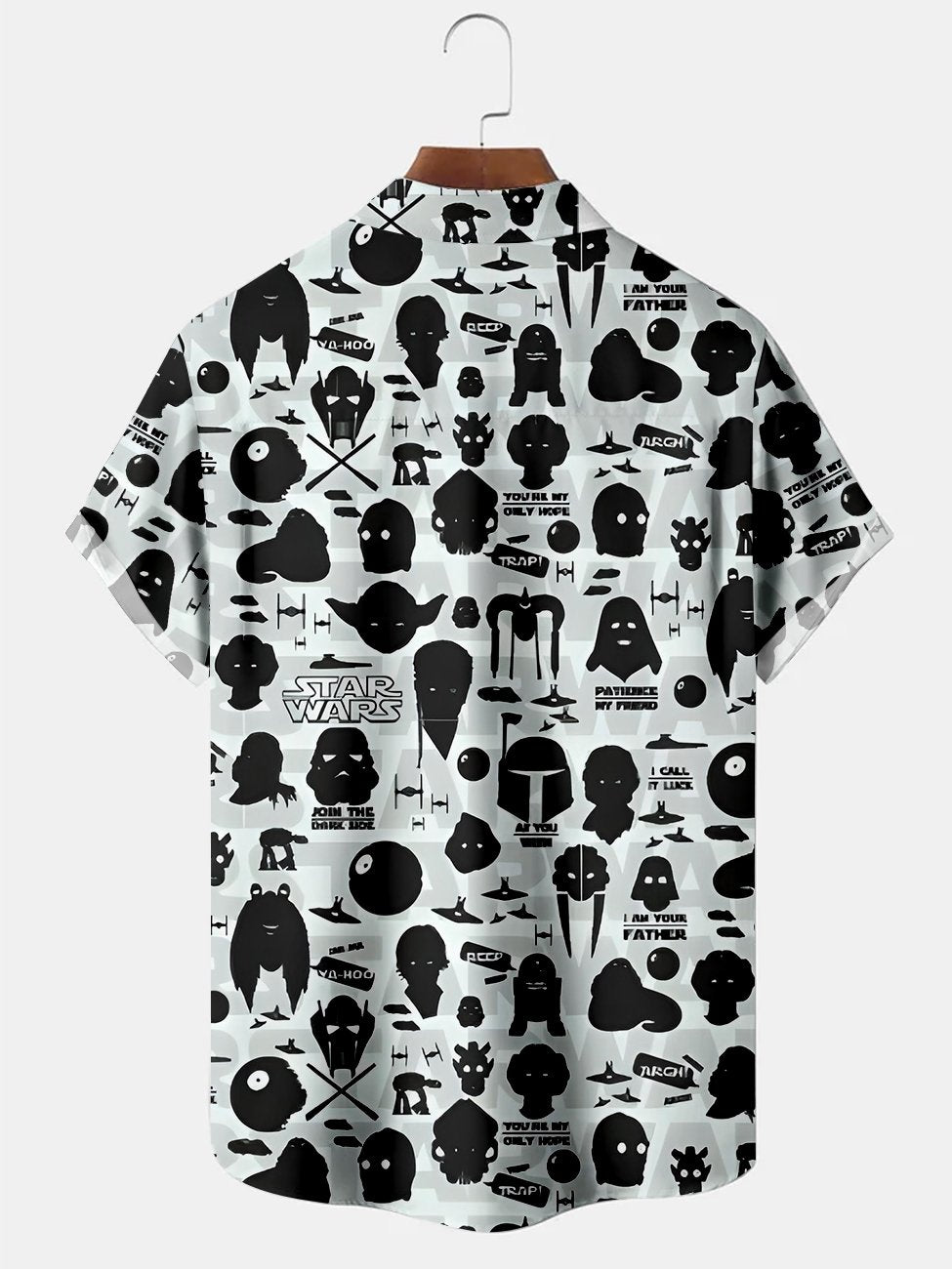 Alohadaddy Space Flight Printed Casual Plus Size Shirts