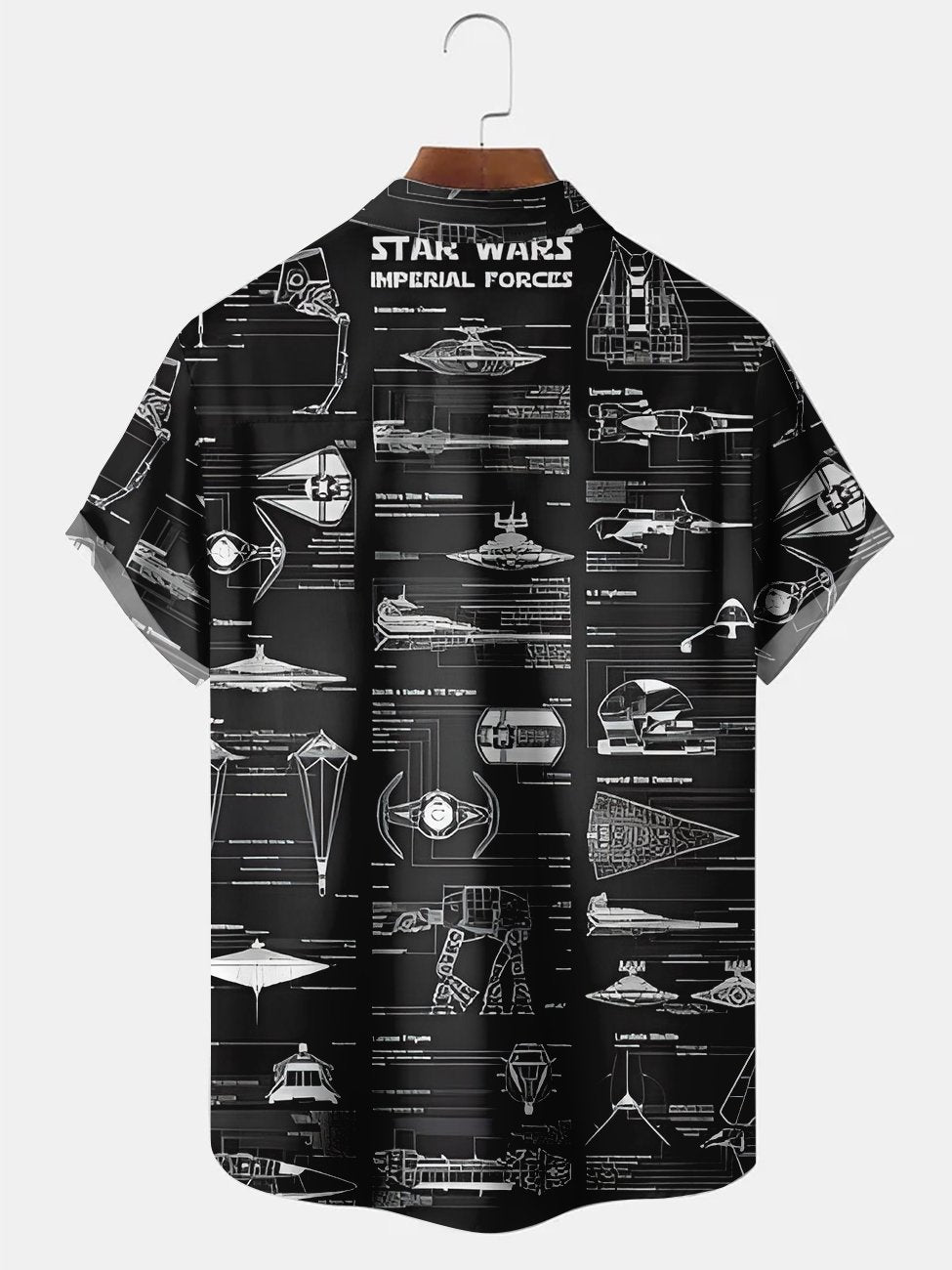 Alohadaddy Space Flight Printed Casual Plus Size Shirts