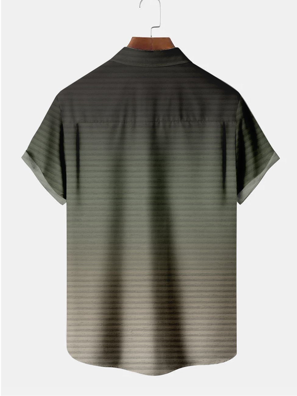 Alohadaddy Hawaii Vintage Ombre Palm Tree Printed Casual Plus Size Shirts